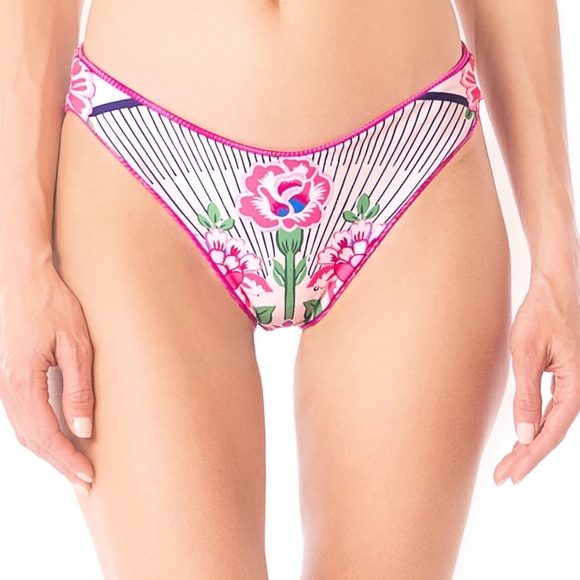 Maaji Deep Pink Bralette Bikini Medium NWT - Picture 12 of 13